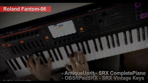 Fantom-06 - AC Piano + SynthPad test