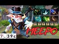 800 RANK MEEPO MID META RETURNS! Dota 2 7.39c Patch
