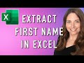 How to Extract First Name in Excel (2 Helpful Ways)
