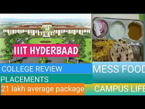 IIIT HYDERABAD MESS FOOD | CAMPUS TOUR | Placements | Campus Life