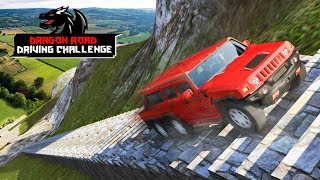 Offroad car game - game for kids - Cruiser Car Stunts Dragon Road Driving Simulator game for kids screenshot 4