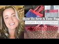 How To Sew A Tote Bag Using Fat Quarters