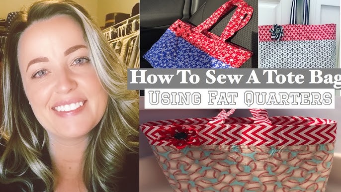 How to Sew a Convertible Cross Body Tote - Fat Quarter Friendly
