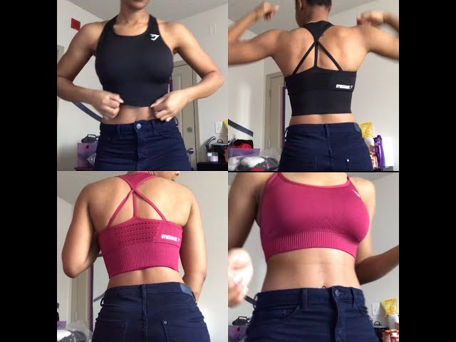 Gymshark Energy Seamless Sports Bra & Cropped Vest Unboxing and