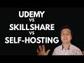 Udemy vs  SkillShare vs  Self hosting with Teachable or Thinkific