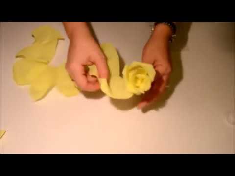 Rose Di Carta Crespa Tutorial