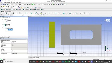 Plane Stress Analysis Using Ansys R3