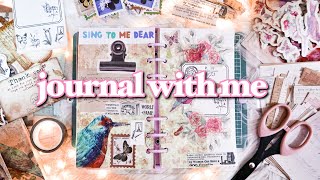 JOURNAL WITH ME 🥨 soft music • relaxing • butterflies & birds theme • ft. your creative studio screenshot 1