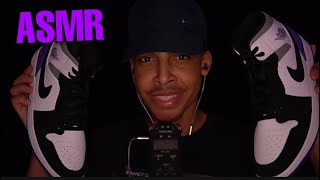 ASMR Jordan 1 Mids Purple UNBOXING | With Tapping (TINGLY WHISPERS)