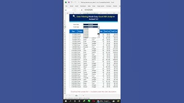 🔍 Date Filtering Made Easy: Excel VBA Script in Action! V.2