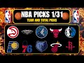 FREE NBA Picks Today 1/31/2026! NBA Picks &amp; Predictions 2026