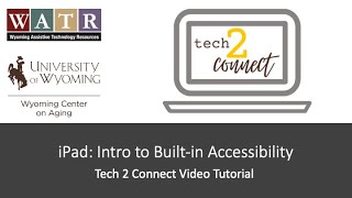 Ipad Intro To Built In Accessibility
