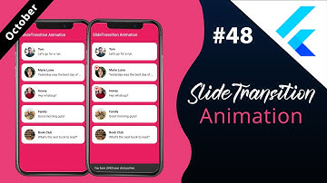 Flutter Tutorial - SlideTransition Animation