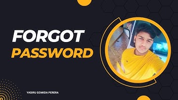 Web project Task 05 | Web Application Forgot Password | 1st year | Java Institute.