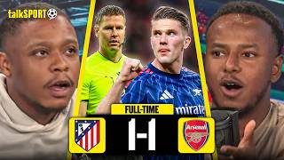 "THAT IS SICKENING!" Live Reaction as Arsenal Draw to Atletico Madrid Amidst PENALTY DRAMA! screenshot 3