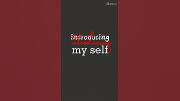 introducing myself||edit