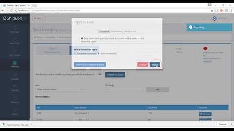 ShipBob - Send inventory - Step 2