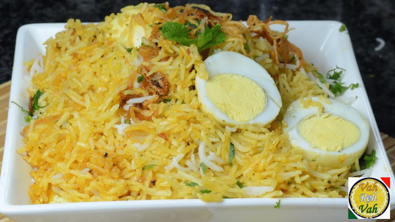 Street Food Egg Biryani Fried Rice - By VahChef @ VahRehVah.com | Vahchef - VahRehVah