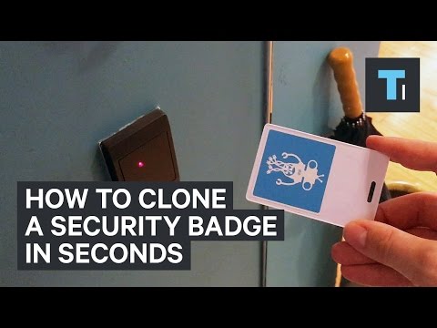 How to clone a security badge in seconds