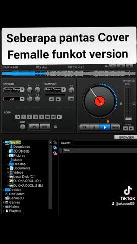 seberapa pantas Cover Femalle funkot version tiktok viral 2023 #funkotpontianak