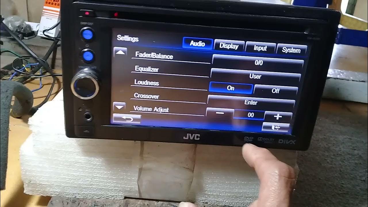 Tape mobil JVC KW AV50 YouTube