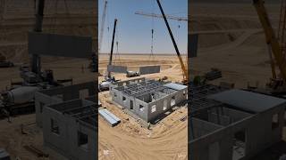 Luxury Desert Villa Construction Timelapse | From Empty Land to Dream Home in Minutes