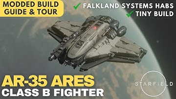 The Ares Inferno of Starfield - Class B Heavy Fighter | Starfield Ship Build Guide