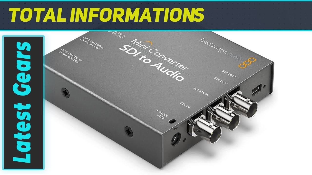 Blackmagic Design SDI to Audio Mini Converter CONVMCSAUD