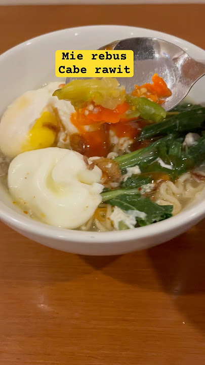 Mie rebus cabe rawit