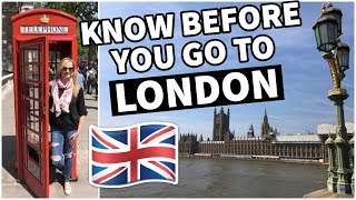 Your First Visit to London England  🇬🇧  TRAVEL TIPS
