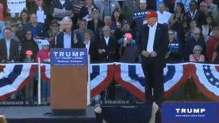 Trump Endorsed By Senator Sessions at Alabama Rally of 32 thousand