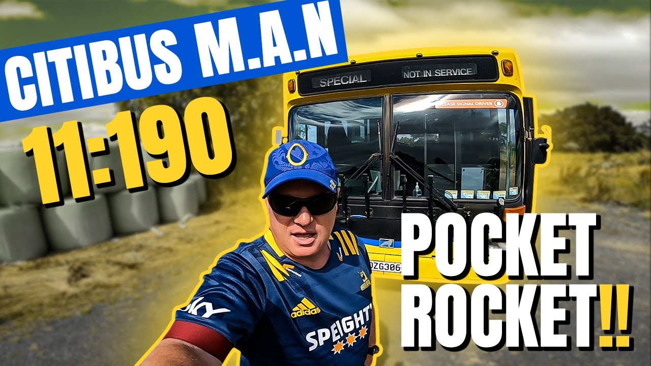 【M.A.N 11190 ZF 4 speed Automatic】Former Dunedin Citibus.Great engine