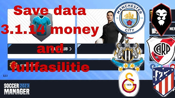 Soccer manager Save Data 3.1.14 mod money and fullfasilitie