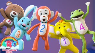 five little animals more nursery rhymes kids songs abc little