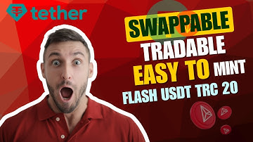 How Swappable Flash USDT Appears in Wallets | Flash USDT  TRC20 Token Mint Tutorial