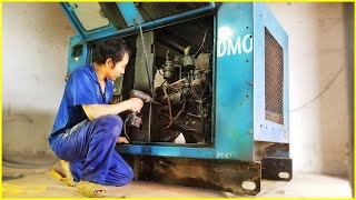 Fully Restoration Videos 3 Phase Generator Engine 400v Old