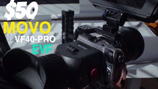 $50 Budget Viewfinder Solution for Canon EOS M / M6ii Mirrorless Cameras ~ MOVO VF40-PRO