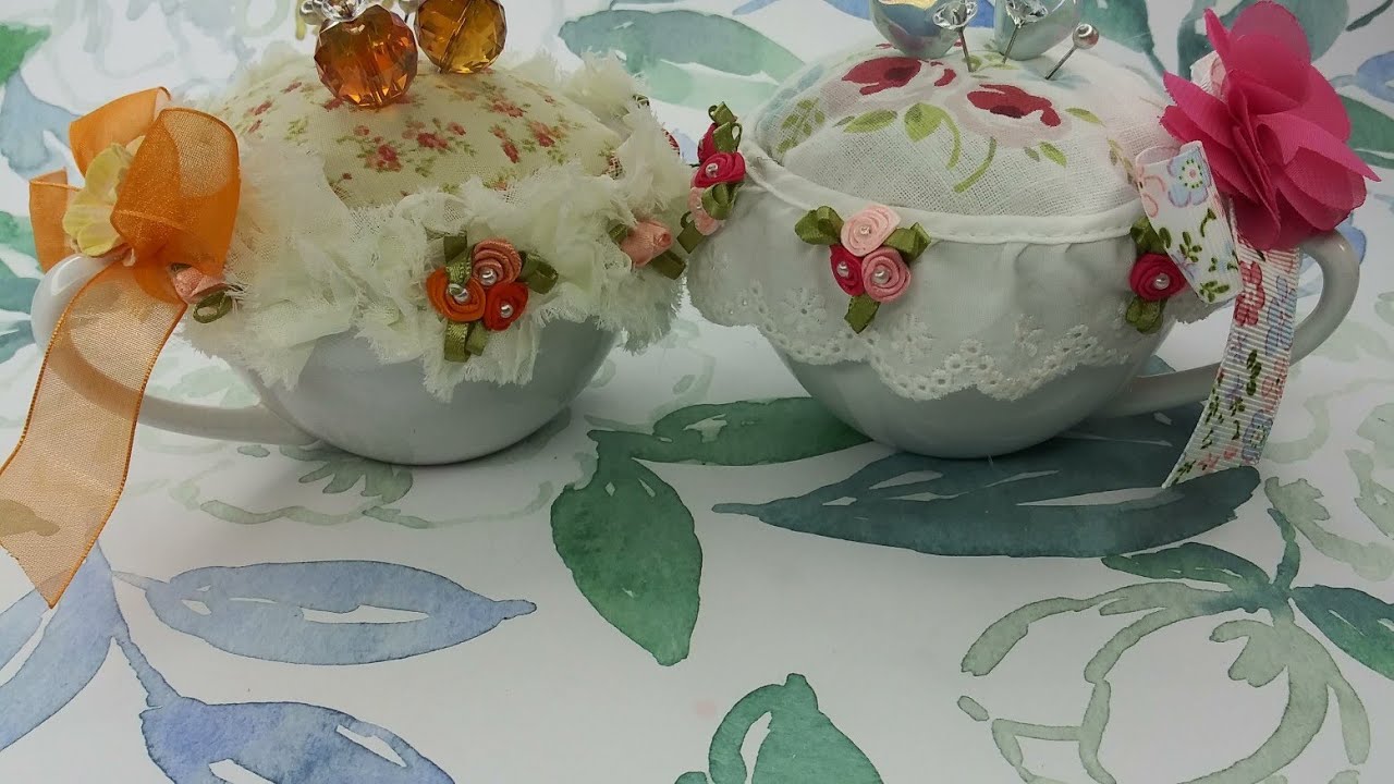 How To Make A Tea Cup Pin Cushion In 2 Different Ways YouTube How To Make A Tea Cup Pin Cushion In 2 Different Ways YouTube