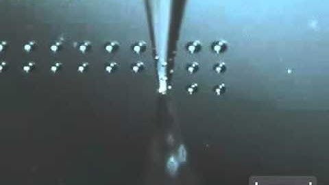 Microplotter spot dispensing