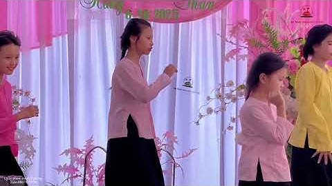 Vũ điệu tiếng khèn mùa ban nở // biểu diễn của nhóm nhảy nhí tày bằng lang