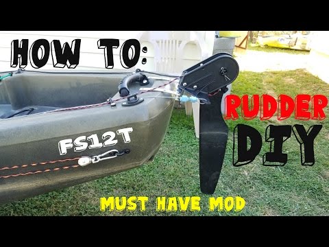 DIY Kayak Rudder FunnyDog.TV