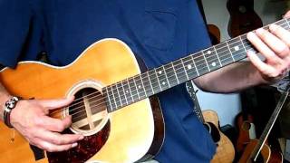 Video thumbnail of "Martin 000-28 Acoustic Blues"