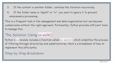 Efficiently Recursing in a Directory with Python