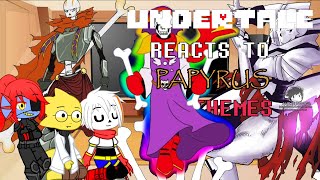 Undertale reacts to Papyrus AUs themes