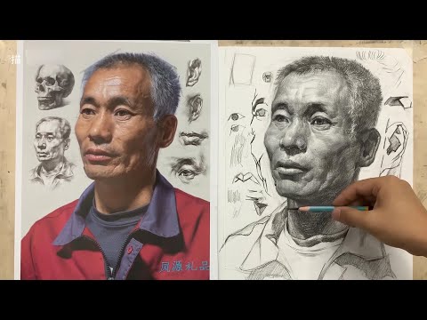 How to Draw a Portrait of Man Using Reference Photo