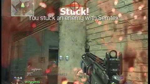 Modern Warfare 2 - Semtex Stick Triple Kill