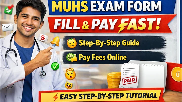 How to Fill MUHS Exam Form FAST || How to Pay #MUHS Exam FEE || #winter #exam #muhs 