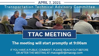 MACOG April 2021 TTAC Meeting