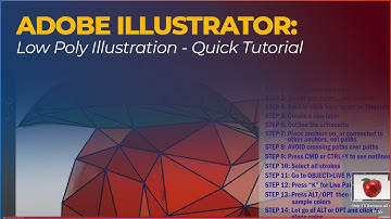 Adobe Illustrator: Low Poly Illustration - Quick tutorial with step-by-step instructions