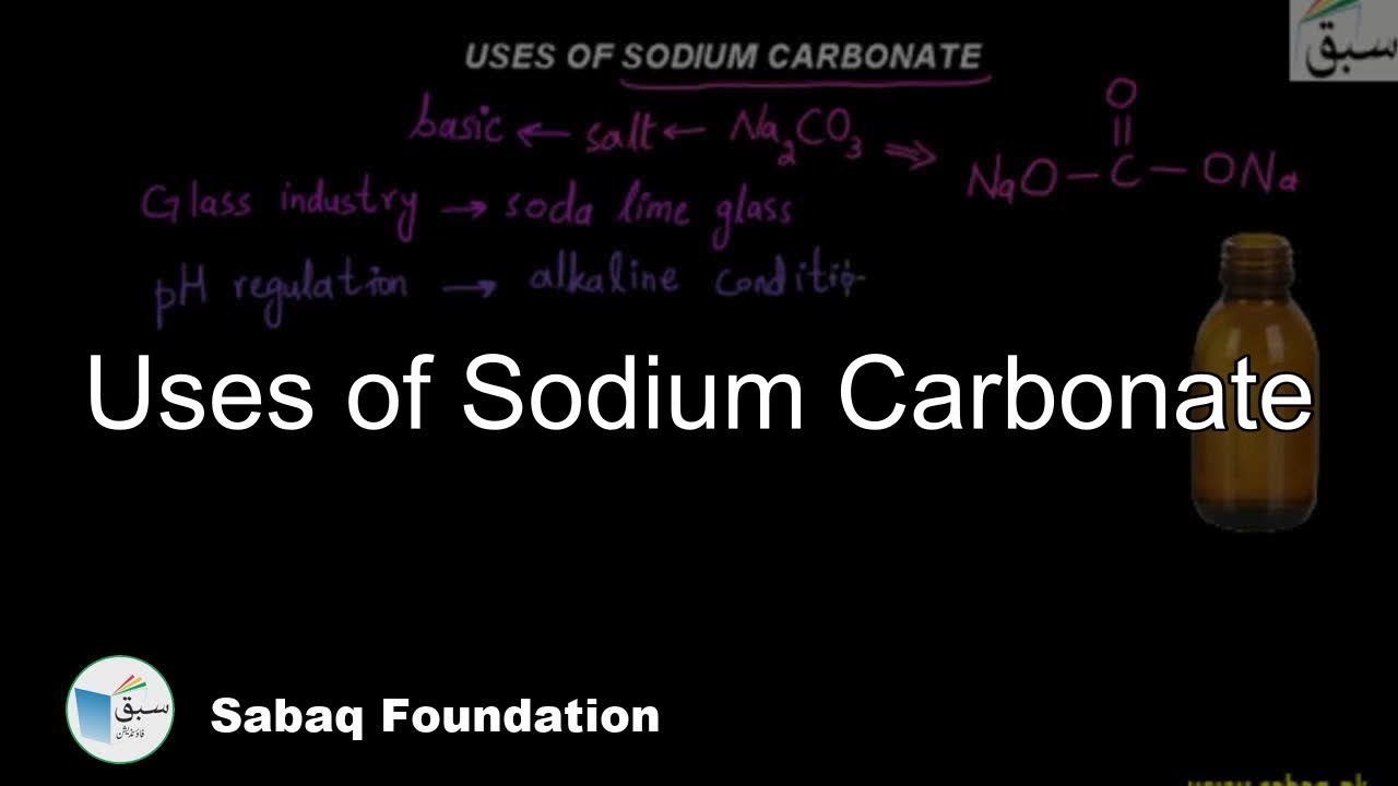 Sodium Carbonate (Washing Soda Na,Co,-10H,0 Sodium carbonate is